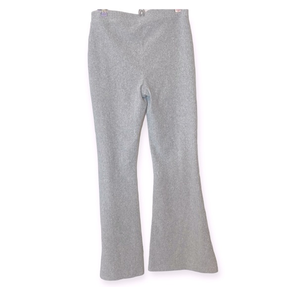 Aerie women’s ribbed flare high rise corduroy leggings heathered gray size L - Picture 1 of 7